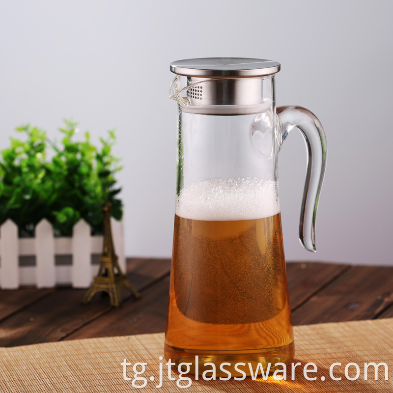 Glass Water Carafe Pitcher